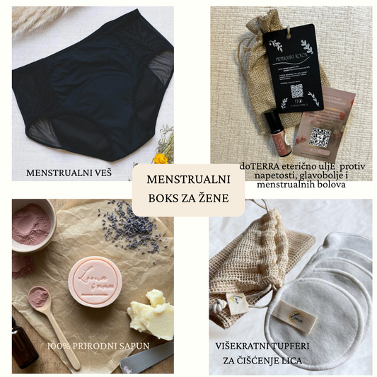Menstrualni boks za žene - jedne gaćice