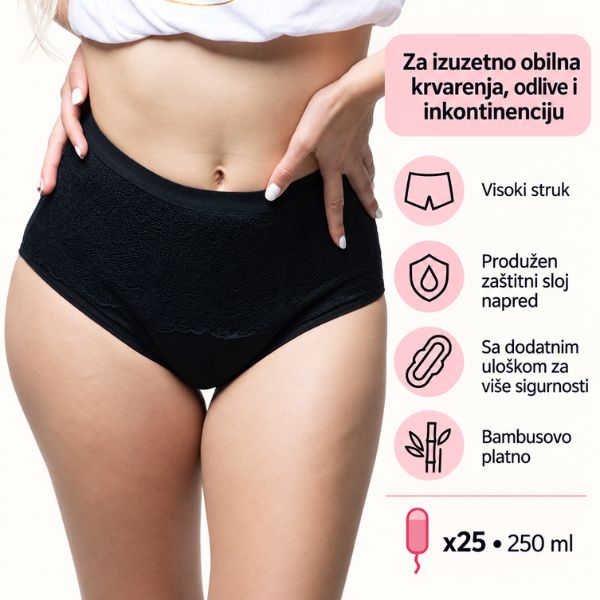 Misisipi - gaćice za izuzetno obilne cikluse i inkontinenciju
