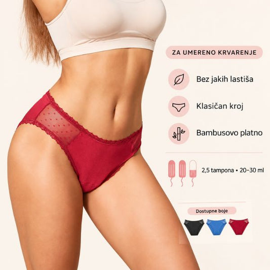 Una - za srednje krvarenje od bambusovog platna