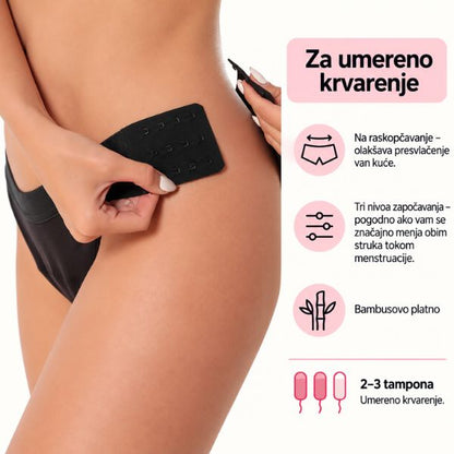 Rona - na raskopčavanje, za srednje obilne cikluse